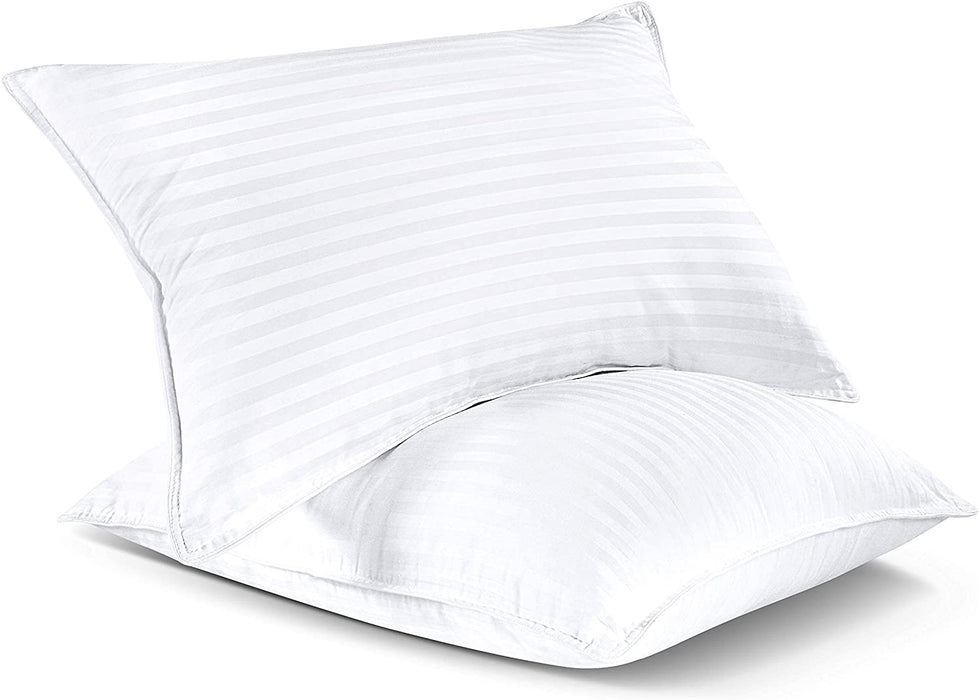 Bed Pillows for Sleeping Queen Size (White), Set of 2, Cooling Hotel Quality, for Back, Stomach or Side Sleepers