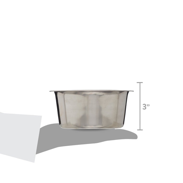 Van Ness Lightweight Dog Feeding Bowl, Stainless Steel, Medium