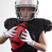 Junior Size Rubber Football - 6 Pack Deflated with Pump