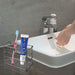 Multifunctional Stainless Steel Toothbrush Toothpaste Shelf (Silver Color)