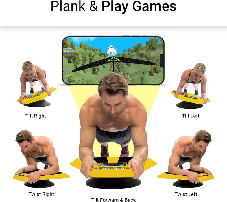 Stealth Core Deluxe Trainer - Turn Fitness into a Fun Game - Get Strong Sexy Abs and Lean Core Playing Games on Your Phone; Free Ios/Android App; 4 Free Mobile Games Included; Dynamic Abs & Core Training; Only 3 Minutes a Day