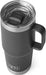 Rambler 20 Oz Travel Mug, Stainless Steel, Vacuum Insulated with Stronghold Lid, Black