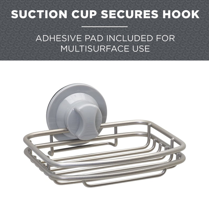 Satin Nickel Soap Dish, Better Homes & Gardens Rust-Resistant Power Grip Pro