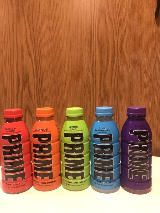 PRIME HYDRATION DRINK by Logan Paul X KSI 7 FLAVORS 🟠🟣🔵🟢🔴 Fast Shipping