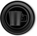 Coupe Dinnerware Set, Service for 8, Black Matte, 32 Piece