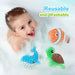 3 Pack Push Bubble Fidget Sensory Toys, Sensory Fidget Poppers Push Bubble Toy, Silicone Squeeze Autism Anxiety Stress Relief Educational Popping Toys for Kids Adults - Clown Fish, Whale, Turtle