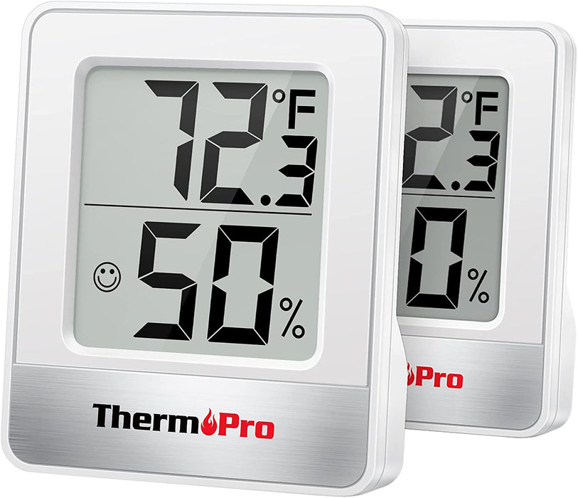 TP49 Digital Indoor Humidity Meter Room Thermometer with Temperature and Humidity Monitor Mini Hygrometer Thermometer