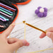 54 Pcs Crochet Needles Set, Crochet Hooks Kit with Storage Case, Ergonomic Knitting Needles Blunt Needles Stitch Marker DIY Hand Knitting Craft Art Tools for Beginners