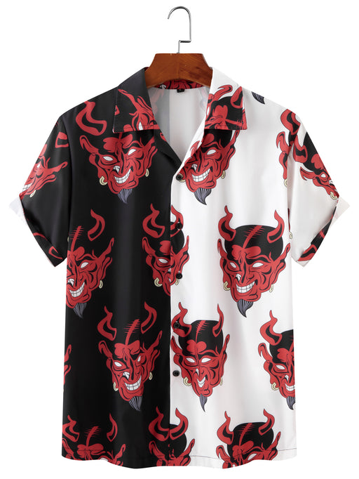 Men'S Clothing Demon Print Tshirt Winning Products
