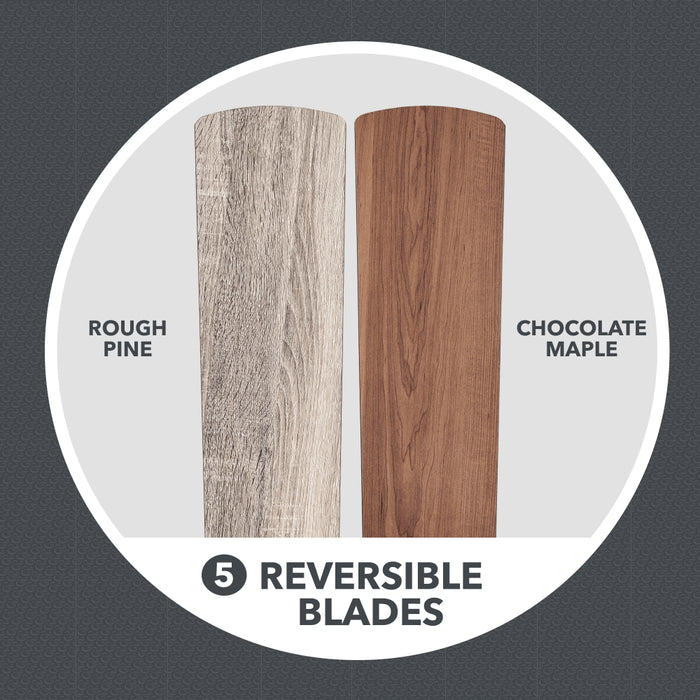 Better Homes & Gardens 52" 5 Blade Oil-Rubbed Bronze with 3 Lights