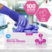 Medpride Powder-Free Nitrile Exam Gloves, Medium, Box/100