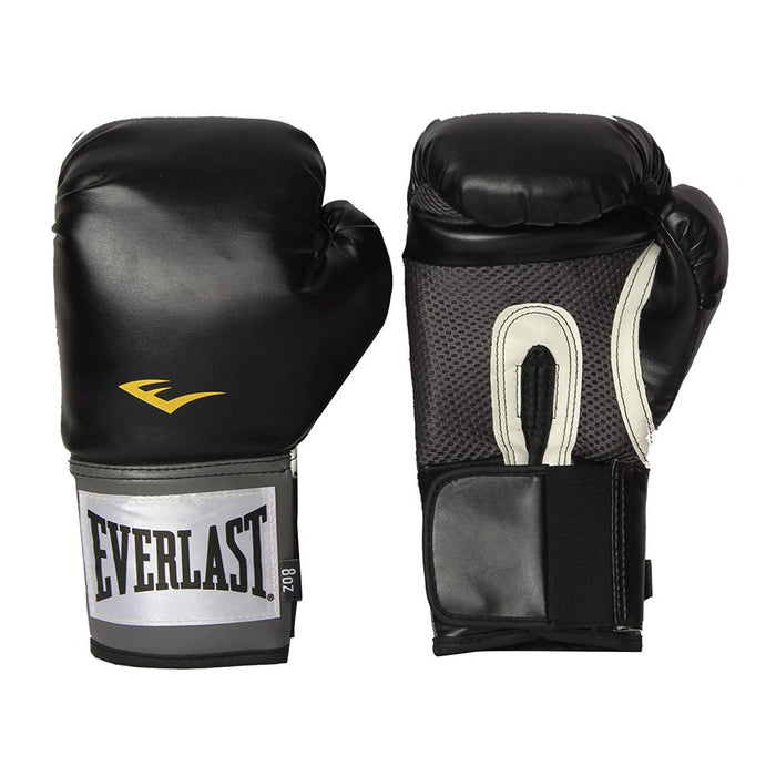 16 Oz. Black Pro Style Boxing Gloves