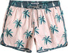 Mens Boys Short 80S 90S Vintage Swim Trunks with Mesh Lining Quick Dry Swim Suits Board Shorts