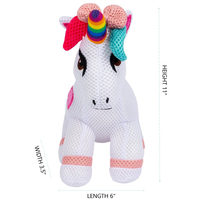 Jojo Siwa Unicorn Kids Bath Scrubby, Bath Accessory, Microfiber, White, Nickelodeon