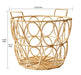 Better Homes & Gardens Large Natural Poly Rattan Open Weave round Basket