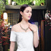 3/4 Pieces Women Jewelry Set Rhinestone Crystal Bride Statement Choker Necklace Tiara Crown Link Bangle Bracelet Teardrop Dangle Earrings Set for Wedding Party