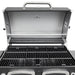 Kenmore 32-Inch Smart Charcoal Grill with Bluetooth Meat Thermometer, LCD Display, and Temperature Probes, Black/Stainless Steel