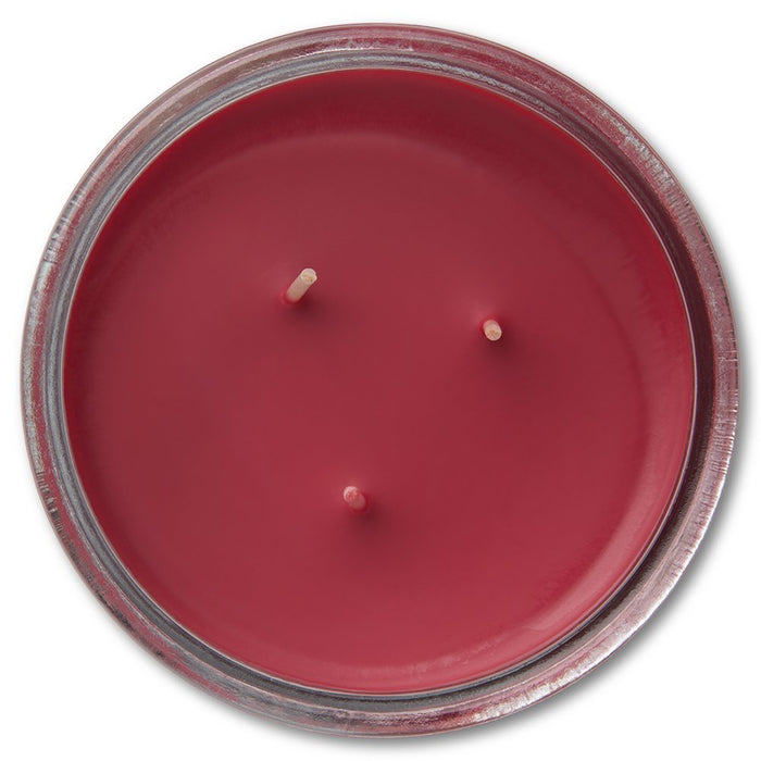 Mainstays Warm Apple Pie Scented 3-Wick Glass Jar Candle, 11.5 Oz.