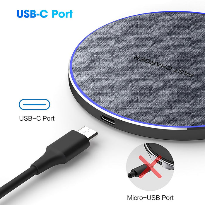 20W Wireless Charger Fast Charging Pad Compatible with Samsung Galaxy S22 S21 S20 S10 S9 ,Google Pixel,Lg,Iphone 14 13 12 11 Series