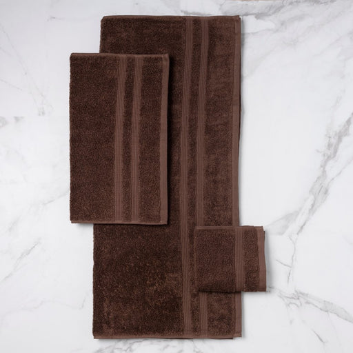 Mainstays Performance Solid Hand Towel - Brown Basket