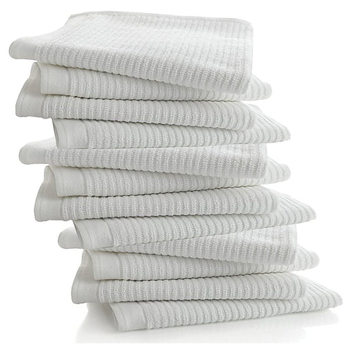 12 Pack Bar Towels - Bar Mop Cleaning Kitchen Towels - Premium Cotton Dish Towels, Size 16" X 19"