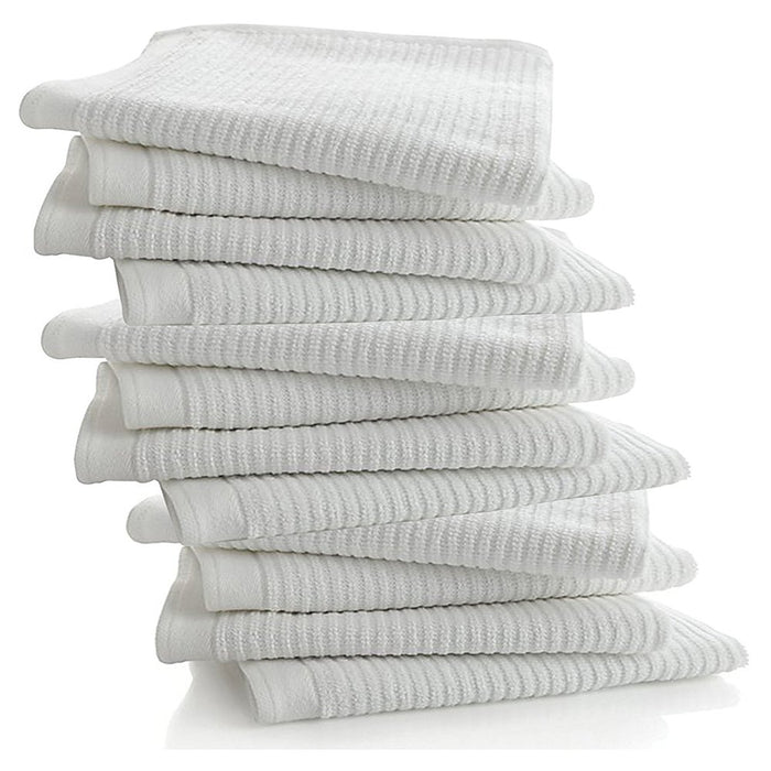 12 Pack Bar Towels - Bar Mop Cleaning Kitchen Towels - Premium Cotton Dish Towels, Size 16" X 19"