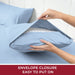 Queen Sheets - Hotel Luxury Bedding Sheets & Pillowcases - Extra Soft Cooling Bed Sheets - Deep Pocket up to 16" - Wrinkle, Fade, Stain Resistant - 4 Piece (Queen, Blue Hydrangea)