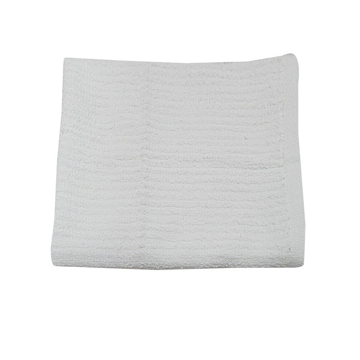 Mainstays 6-Piece Bar Mop Kitchen Towel Set, Solid White