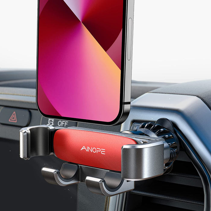 Car Phone Holder Mount 2022 Upgrade Gravity Car Phone Mount with Newest Air Vent Clip Auto Lock Hands Free Cell Phone Holder Mount for Car Compatible for Iphone 14 Pro Max 13 12 & All Phones