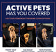 Dog Car Seat Cover for Back Seat - Durable, Nonslip, Waterproof 600D Cotton 3-In-1 Hammock - Protector against Dirt, Shedding and Scratching for Small or Mid-Size Sedans, Suvs and Trucks