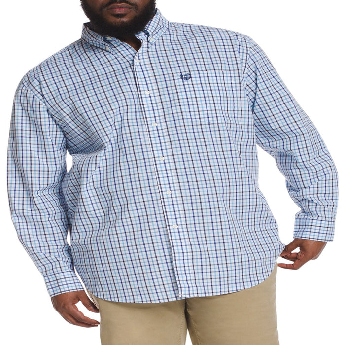 Chaps Men'S Long Sleeve Sustainable Easy Care Woven Shirt -Sizes XS up to 4XB