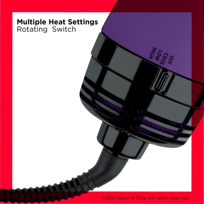 Revlon One-Step Hair Dryer & Volumizer Hot Air Brush, Purple Blow Dryer