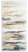 Signature Design by Ashley Joely Abstract Wall Art, 60 X 30 Inches, Blue & Tan