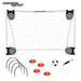 Future Stars 6 Ft. Super Soccer Goal Combo Set - 1 6Ft Soccer Net, 1 Junior Soccer Ball, 4 Targets, 4 Cones, 4 Arches and Pump with Pin! Instant Soccer Game in a Box!