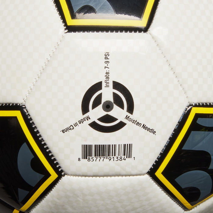 Umbro Soccer Ball Size 5 in Black, White, and Gold