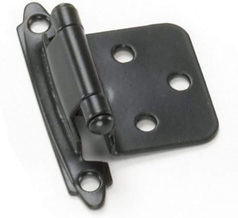 28766 No Offset Oil Rubbed Bronze Semi Concealed Cabinet Hinges