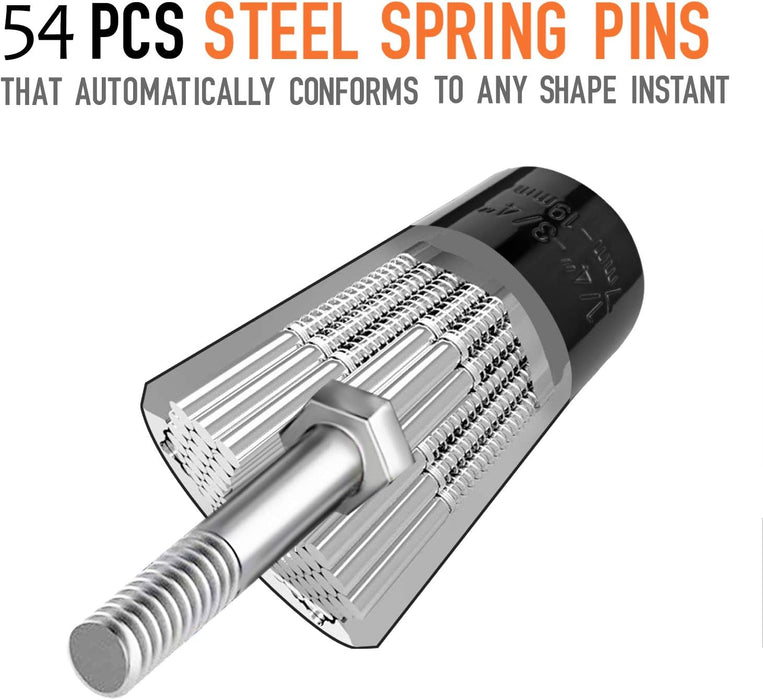 Super Universal Socket Tools Gifts for Men - Stocking Stuffers for Men, Mens Christmas Gifts, Cool Stuff Gadgets for Men Birthday Gifts for Dad Women Husband, Socket Set with Power Drill Adapter