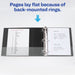 Avery Heavy Duty View Binder, Black, 3-Inch, Slant Ring, One-Touch, 635 Sheets