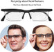 Flex Focal Adjustable Glasses, Focus Adjustable Glasses Dial Vision, Flexvision Adjustable Vision Glasses near and Far Sight (3Pcs)