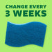 Scotch-Brite Non-Scratch Scrub Sponges, 6 Scrubbing Sponges