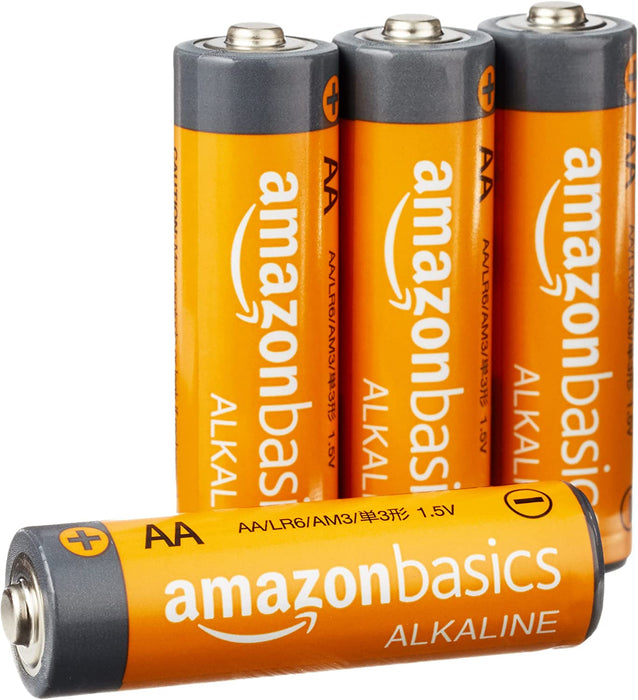 48 Pack AA High-Performance Alkaline Batteries, 10-Year Shelf Life, Easy to Open Value Pack