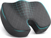 Seat Cushion, Office Chair Cushions, Car Seat Cushion, Non-Slip Sciatica & Back Coccyx Tailbonepain Relief Chair Pad, Memory Foam Pillow for Computer Desk, Wheelchair, Driving (Grey)