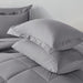 Queen Bed in a Bag 7-Pieces Comforter Set with Sheets Light Grey All Season Bedding Sets with Comforter, Pillow Shams, Flat Sheet, Fitted Sheet and Pillowcases