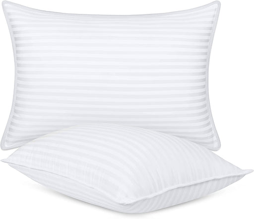 Bed Pillows for Sleeping Queen Size (White), Set of 2, Cooling Hotel Quality, for Back, Stomach or Side Sleepers