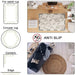 Rug Gripper, 8 Pcs Anti-Slip Rug Gripper, Double Sided Non-Slip Rug Pads, Adhesive anti Skid Grip Pad for Hardwood Floors, Home and Kitchen, Bathroom, Carpet Corner, and Floor Mates.