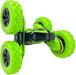 RC Stunt Cars Remote Control Car Double-Sided Driving 360-Degree Flips Rotating Car Toy, Green