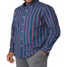 Chaps Men'S Long Sleeve Sustainable Easy Care Woven Shirt -Sizes XS up to 4XB