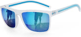 Polarized Sunglasses for Men Lightweight TR90 Frame UV400 Protection Square Sun Glasses