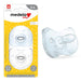 Baby Pacifier | 0-6 Months | Includes Sterilizing Case | 2-Pack | Soft Silicone | Bpa-Free | Supports Natural Suckling | Pink and Clear