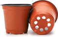 100 Pcs 4" Plastic Plants Nursery Pot/Pots Seedlings Flower Plant Container Seed Starting Pots